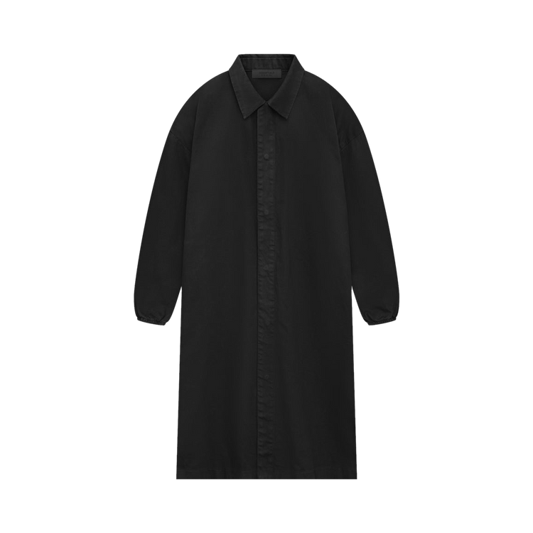 Fear of God Essentials Denim Car Coat 'Jet Black'