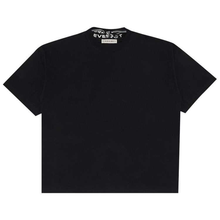 Y/Project Evergreen Triple Collar T-Shirt 'Vintage Black'