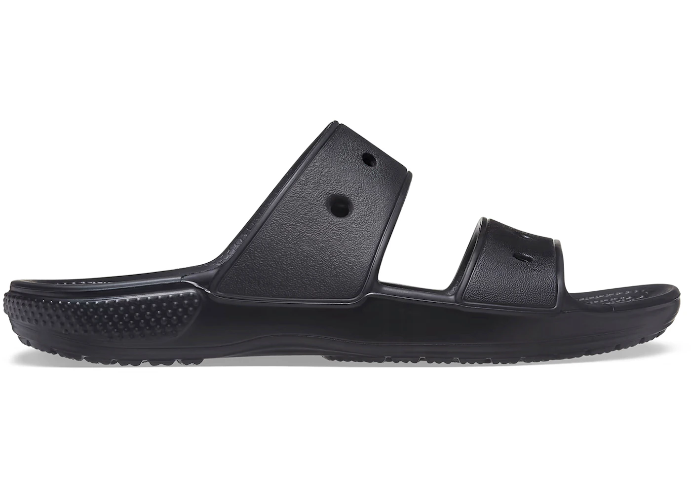 Crocs Classic Double Band Slide Sandals Black