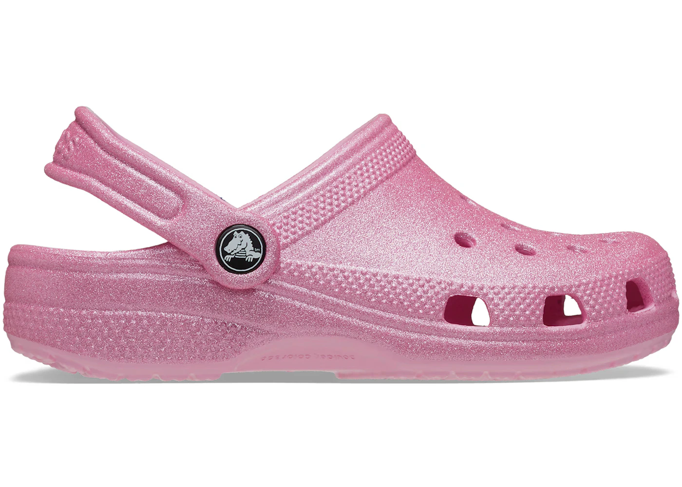 Crocs Classic Glitter Clog Pink Tweed (Kids)