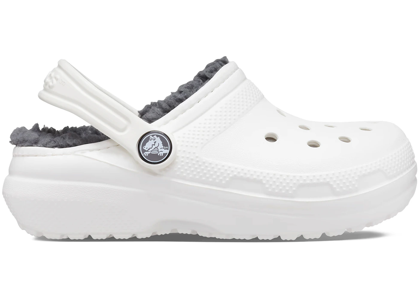 Crocs Classic Lined Clog White Grey (TD)