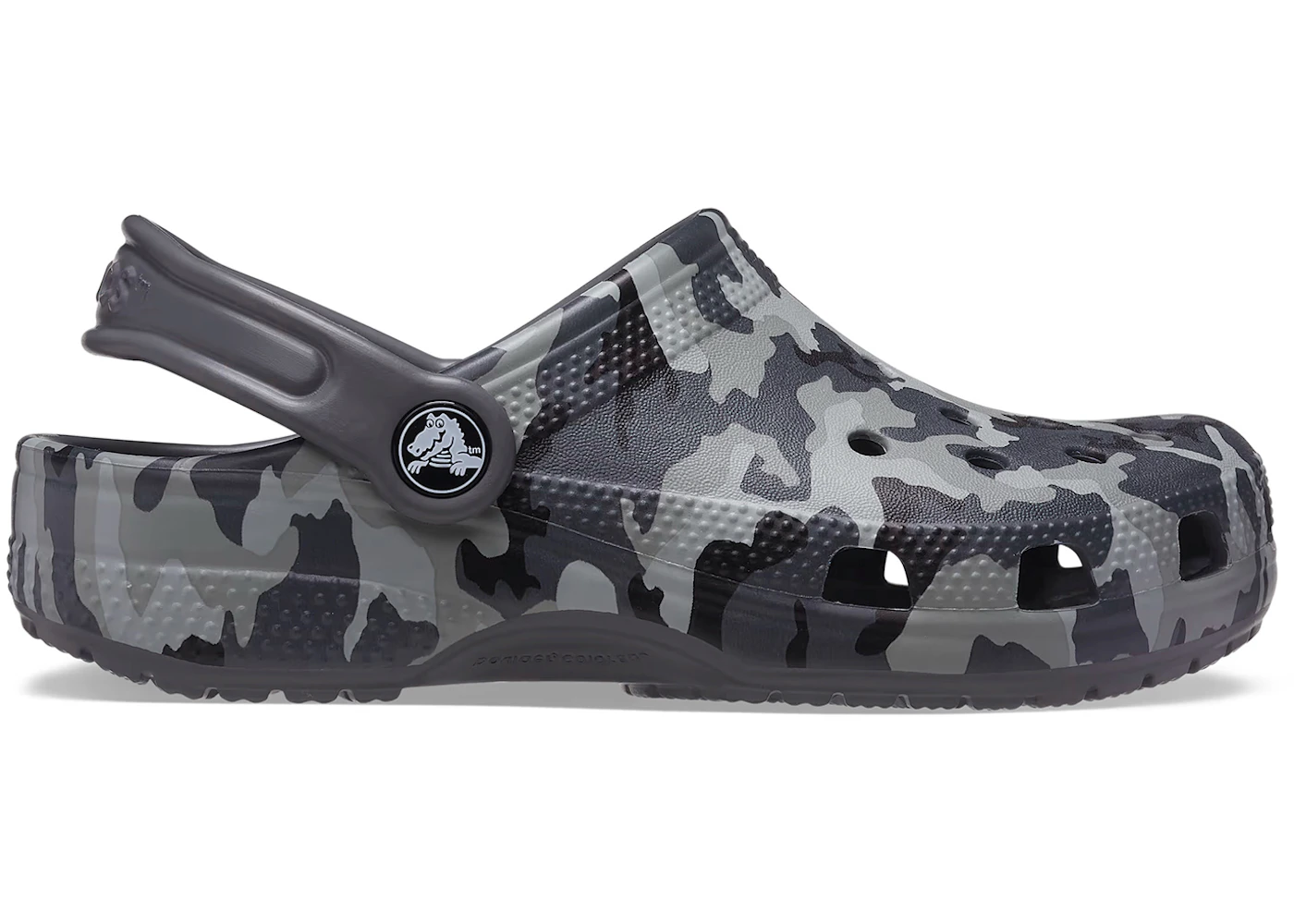 Crocs Classic Camo Clog Black Grey (TD)
