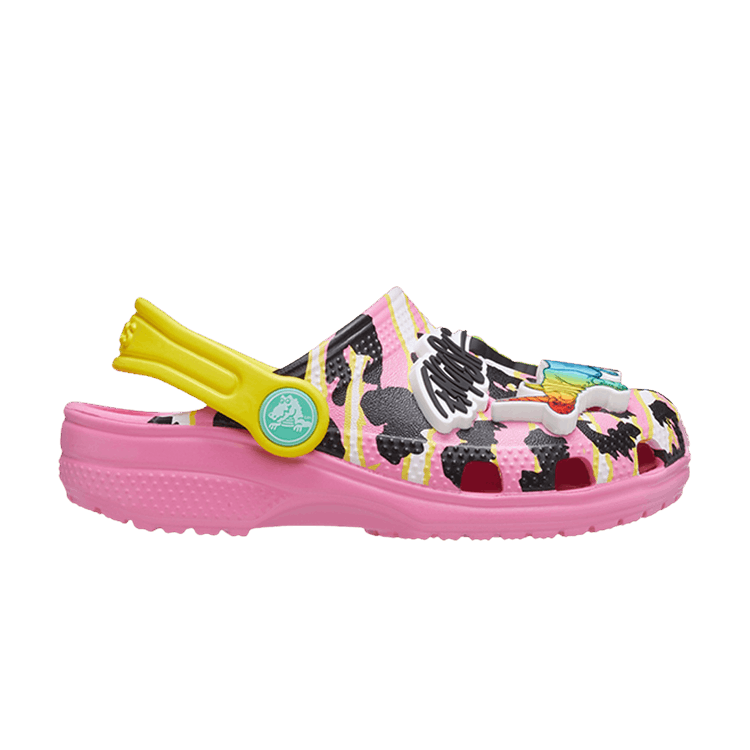 Ron English x Crocs Classic Clog Kids 'Party Animals - Pink Lemonade'