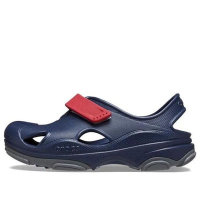 (TD) Crocs All Terrain Fisherman Clogs 'Navy Red'