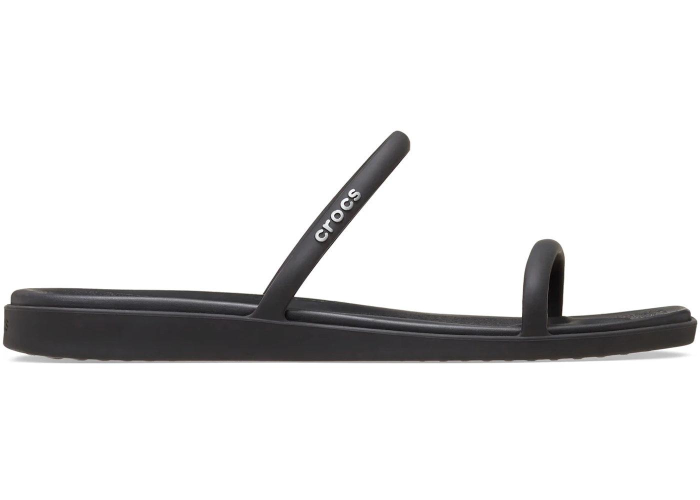 Crocs Miami Two Strap Sandal Black (Women's)