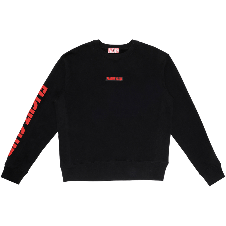 Flight Club Oversized Logo Crewneck 'Black'