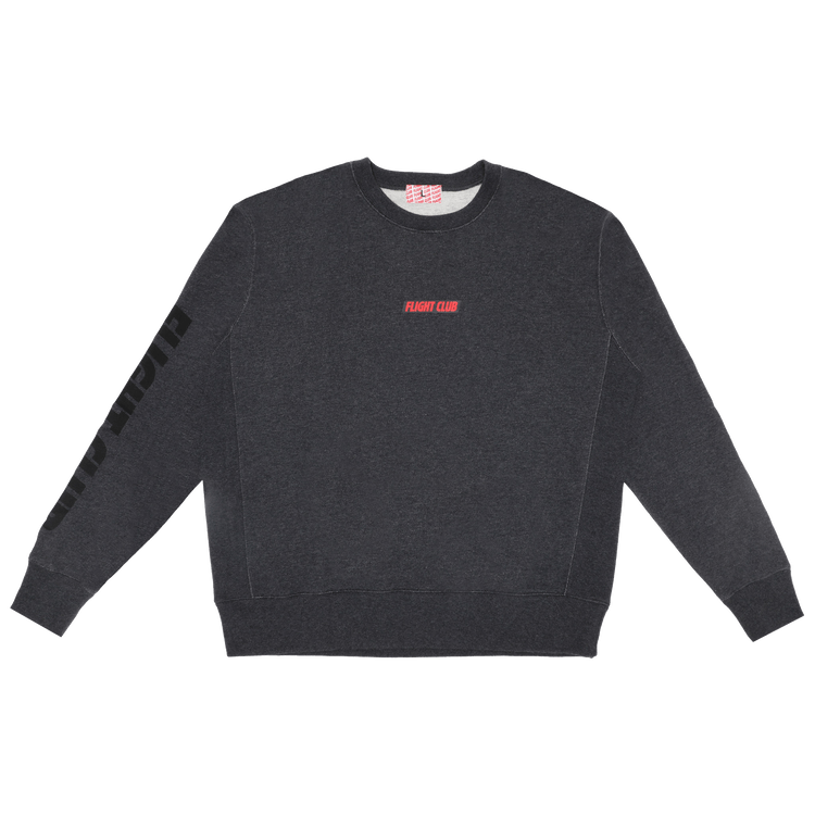 Flight Club Oversized Logo Crewneck 'Dark Gray'