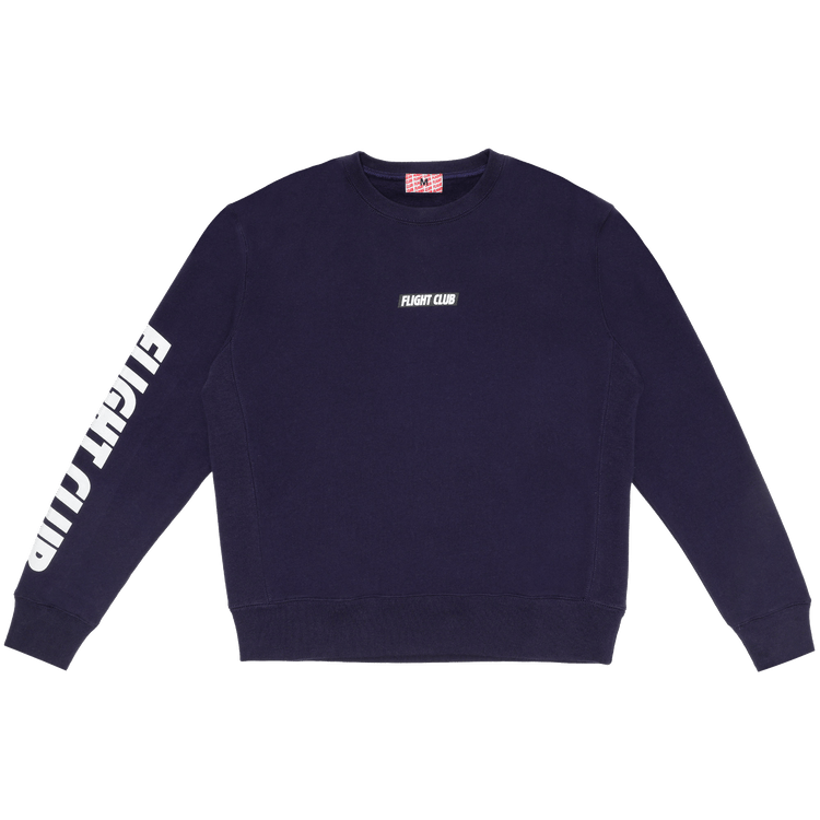 Flight Club Oversized Logo Crewneck 'Navy'