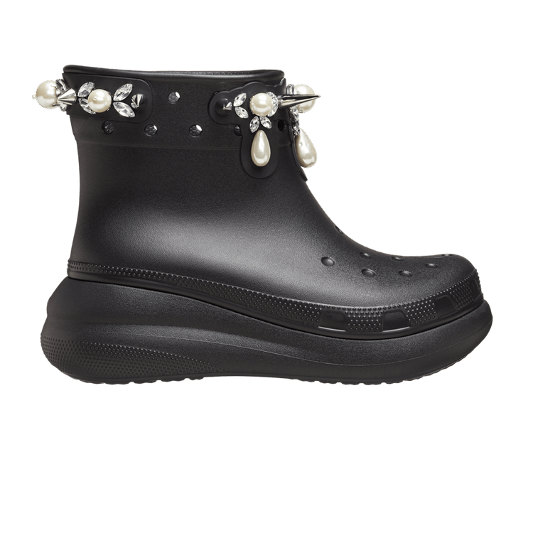 Simone Rocha x Crocs Classic Crush Boot 'Black'