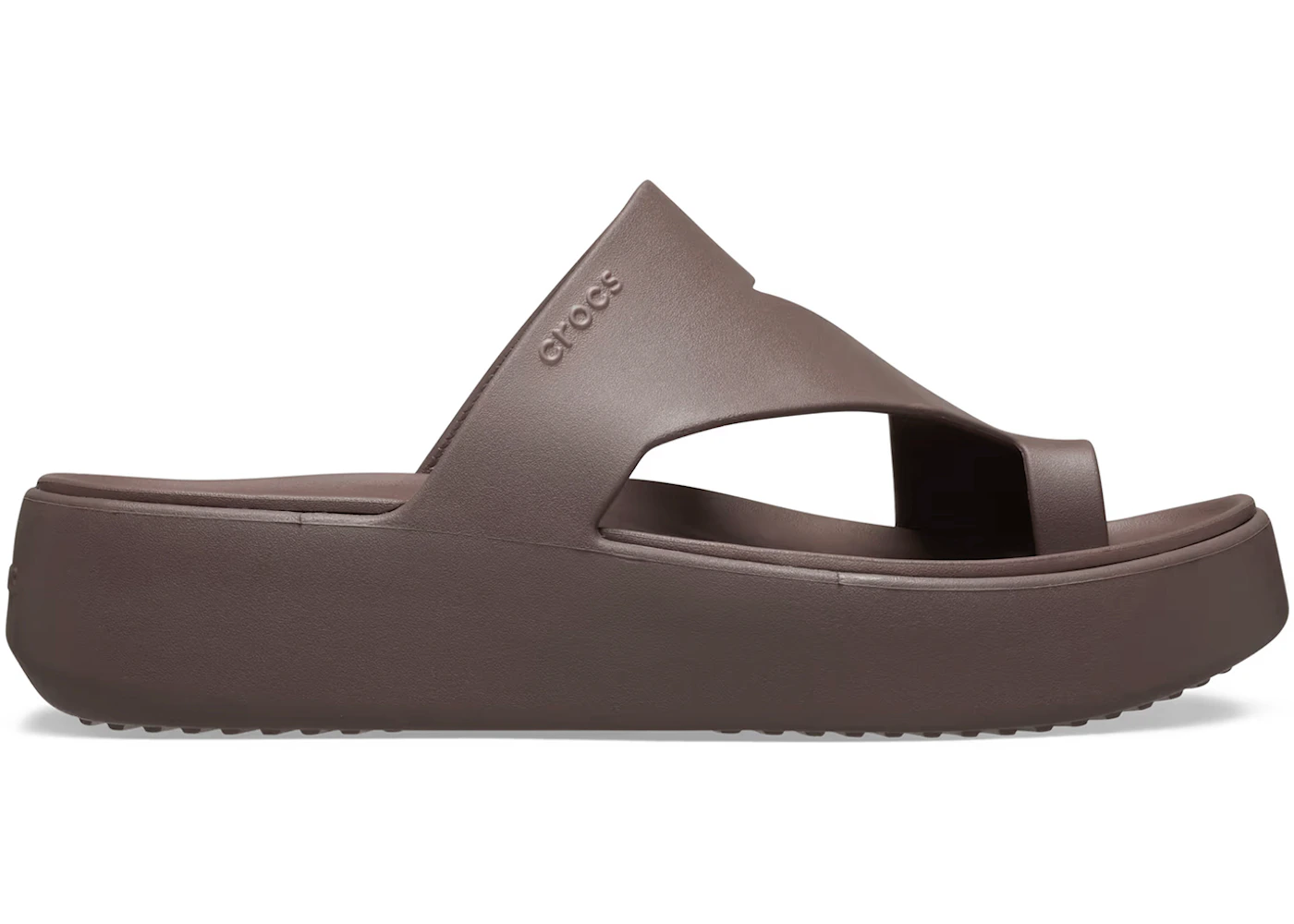 Crocs Getaway Platform Toe Loop Flip Truffle (Women's)