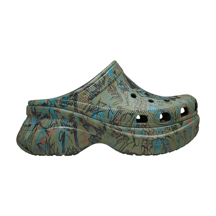 Mowalola x Crocs Wmns Classic Bae Clog 'Forest'