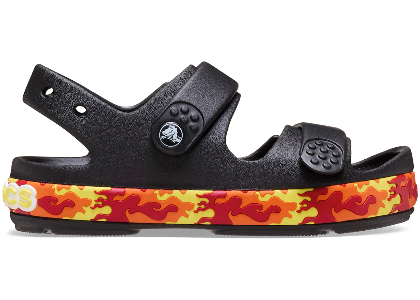 Crocs Crocband Cruiser Flames Sandal Black (TD)