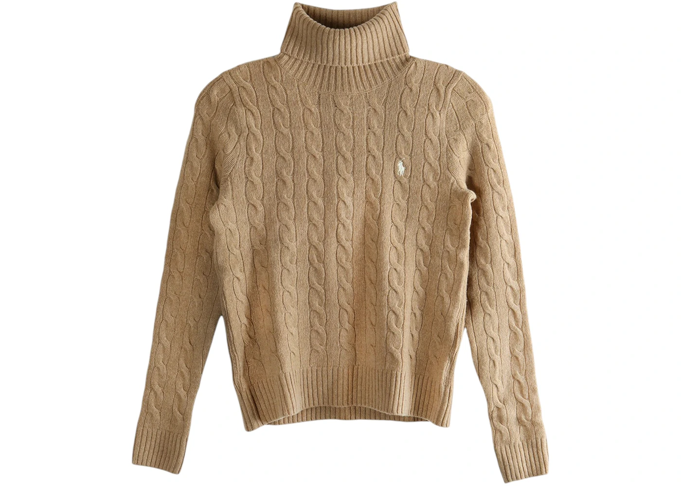 Polo Ralph Lauren Women's Wool Cashmere L/S Pullover Camel Melange