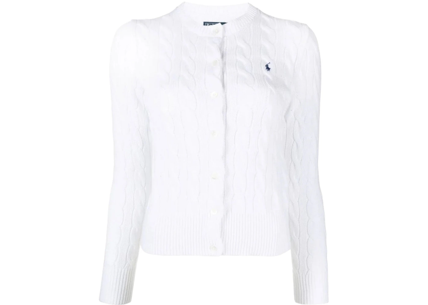Polo Ralph Lauren Long Sleeve Cardigan White