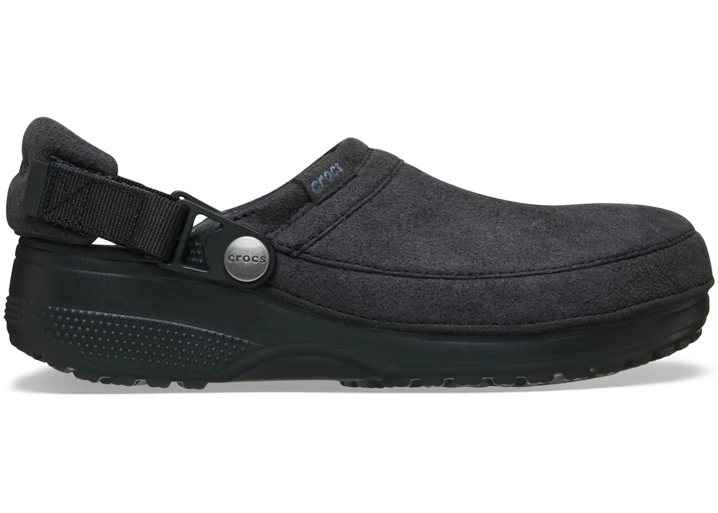 Crocs Classic Crafted Vegan Suede Clog Black