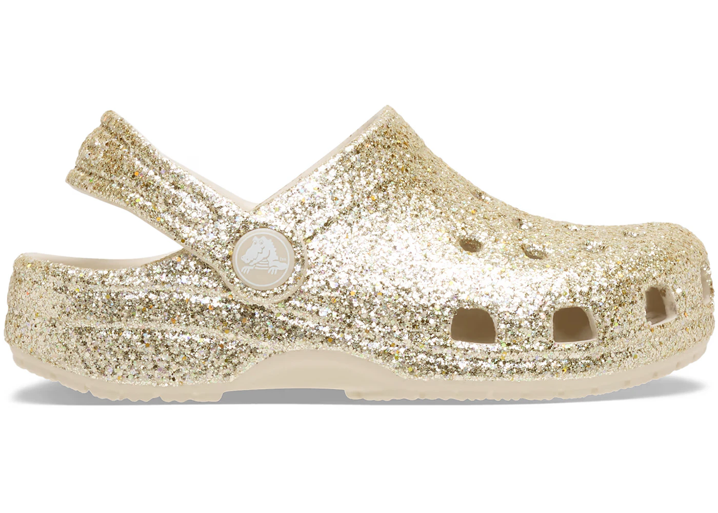 Crocs Classic Chunky Glitter Clog Sandstone (TD)