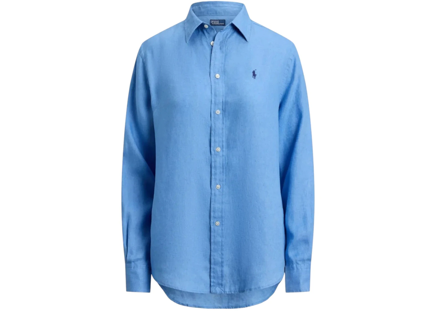 Polo Ralph Lauren Women's Classic Long Sleeve Button Front Shirt Blue
