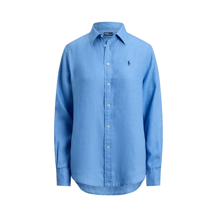 Polo Ralph Lauren Classic Long-Sleeve Button Front Shirt 'Blue'