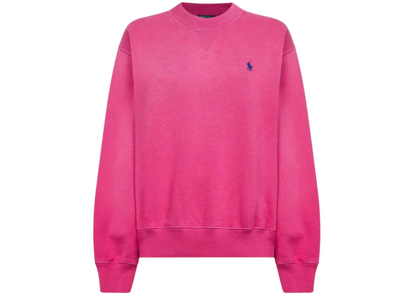 Polo Ralph Lauren Long Sleeve Crew Neck Sweatshirt Accent Pink