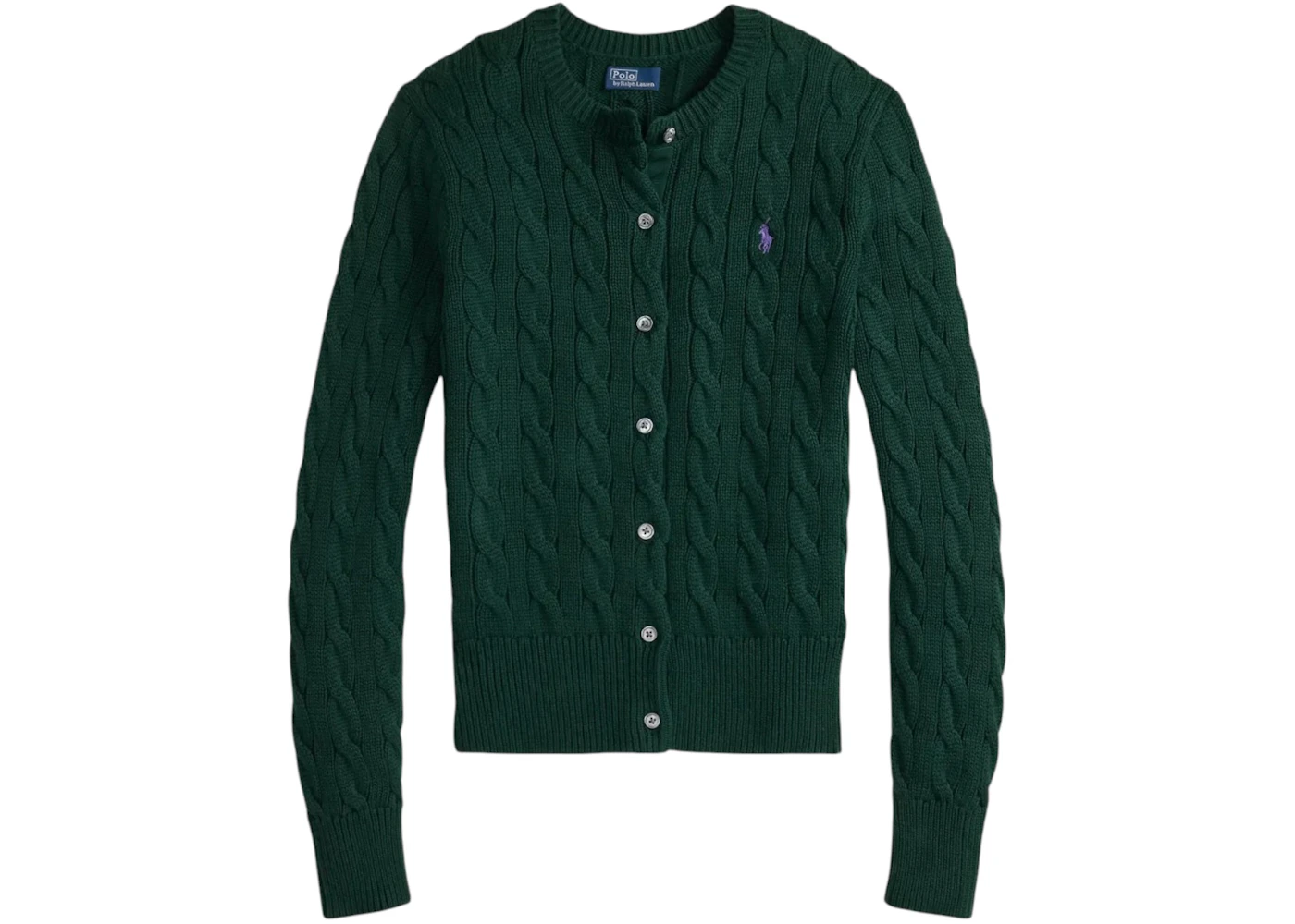 Polo Ralph Lauren Women's Long Sleeve Cardigan Moss Agate