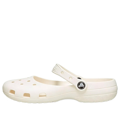 (WMNS) Crocs Classic Ballet 'Chalk'
