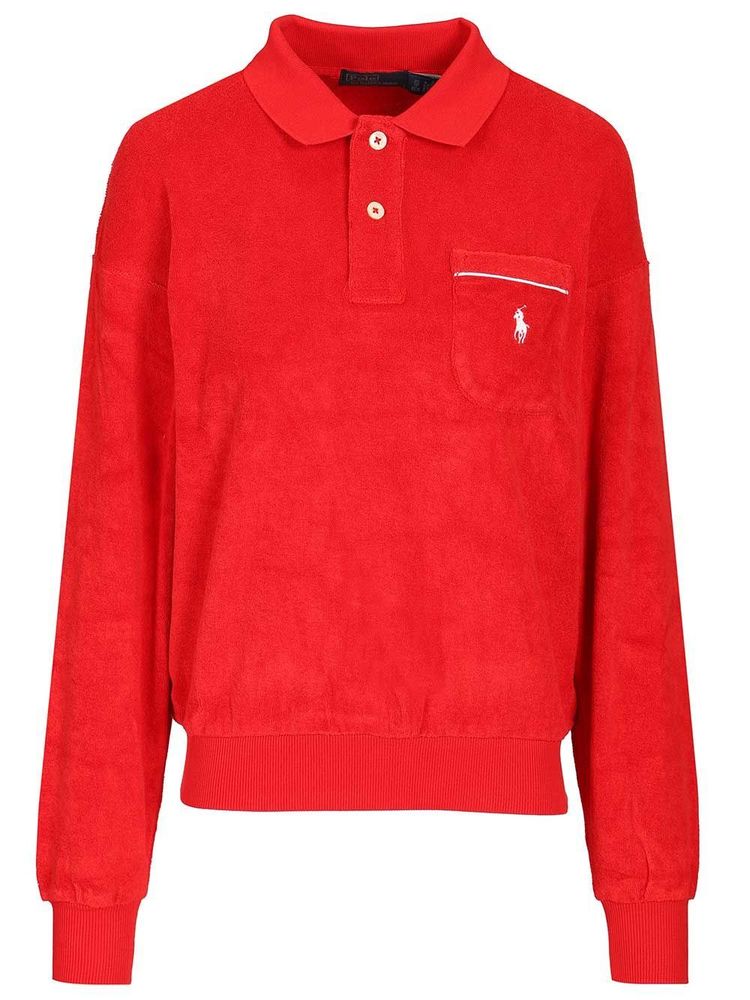 Polo Ralph Lauren Pocket Long Sleeve Polo Top