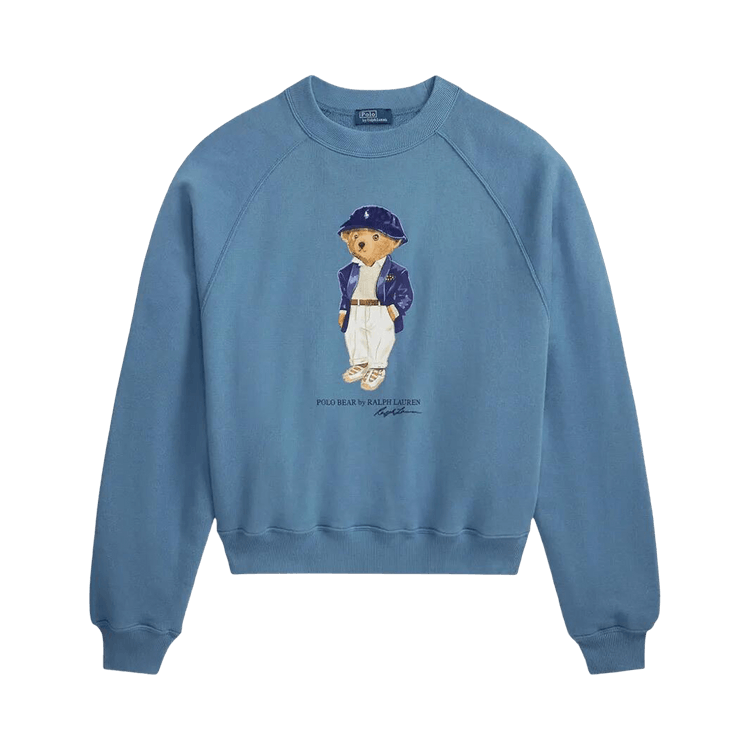 Polo Ralph Lauren Island Flc-Knt-Long Sleeve-Crew Neck-Sweatshirt 'Camp Blue'