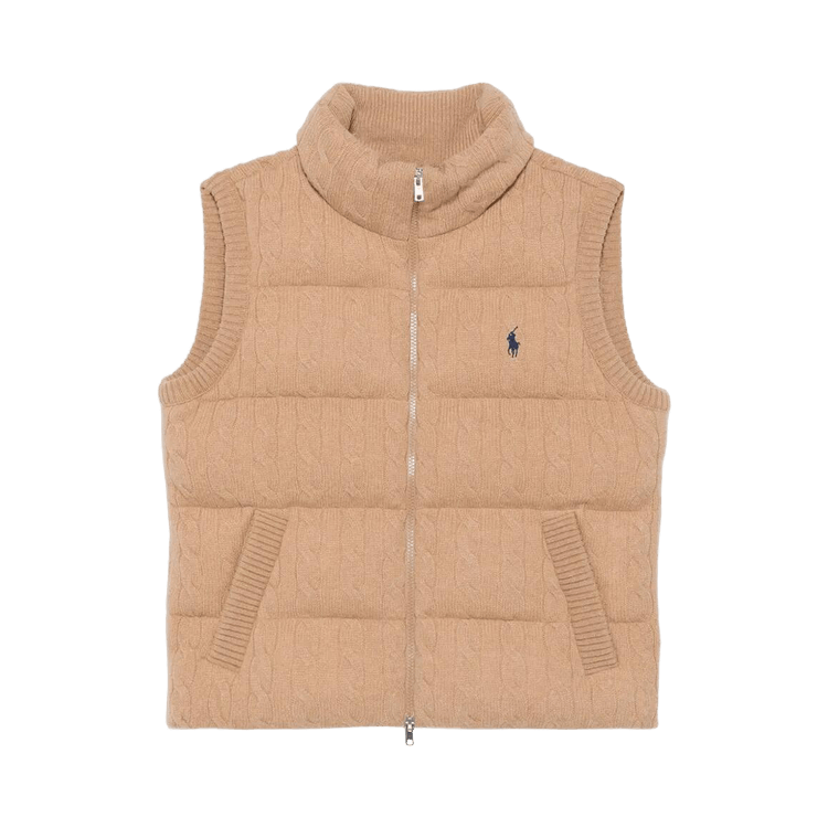 Polo Ralph Lauren Sweater Vest 'Camel Melange'