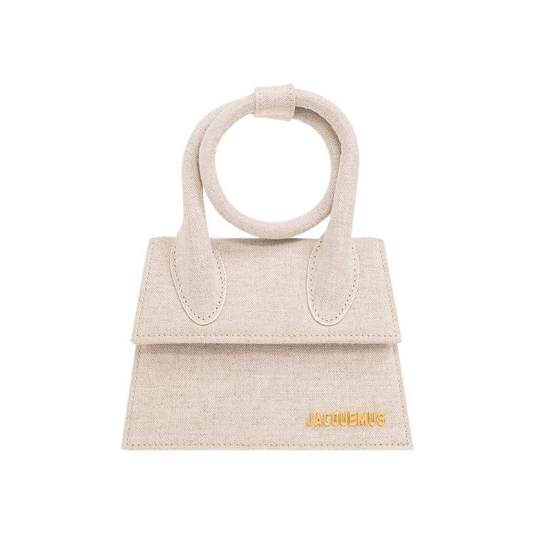Jacquemus Le Chiquito Noeud Coiled Handbag 'Light Grey/Gold'