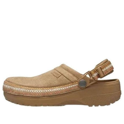Crocs Crafted Vegan Suede Stitch Clog 'Sepia'