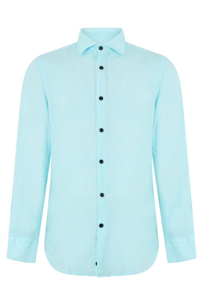 Paul & Shark Linen Long-Sleeve Shirt