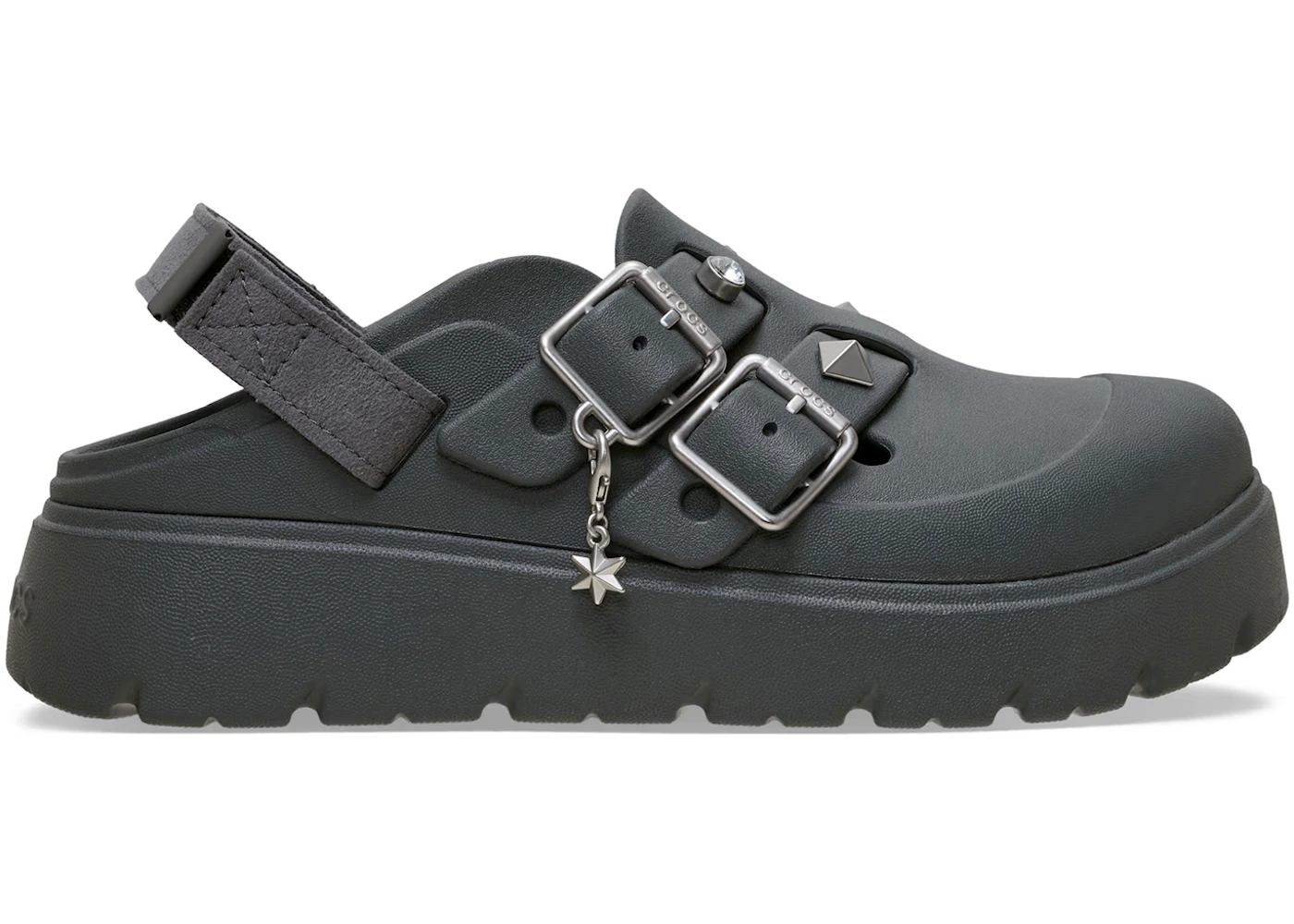 Crocs Loaferette Star Studded Clog Carbon (Women's)