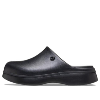 (WMNS) Crocs Dylan Notched Chestnut Platform 'Black'