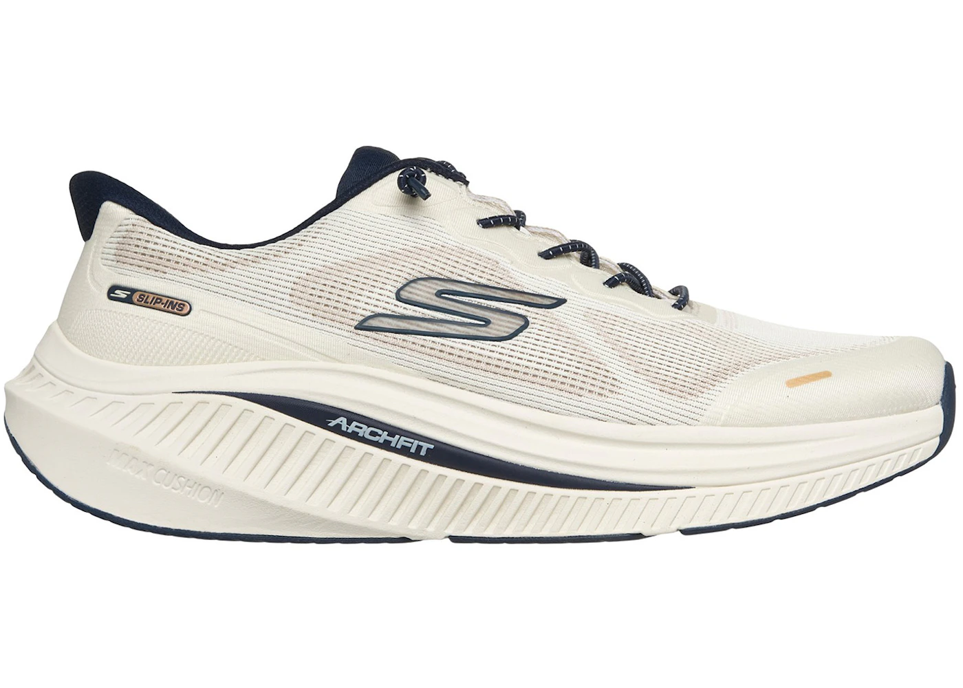 Skechers Slip-ins Go Walk Max Cushioning Arch Fit Justin Off White Navy