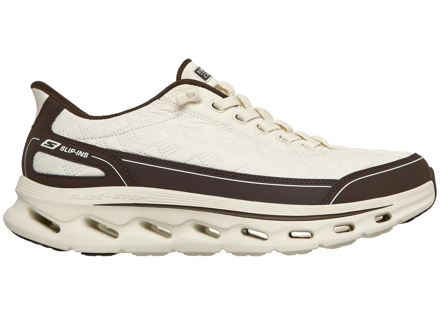 Skechers Slip-ins Go Walk Glide-Step 2.0 Cozy Fit Walker Tan Brown