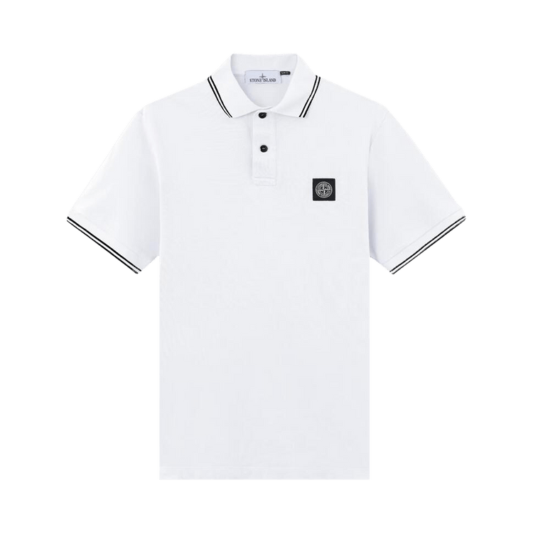 Stone Island Short-Sleeve Polo Shirt 'White'