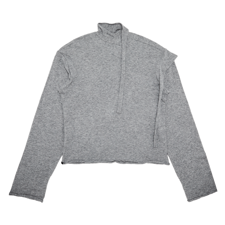 Ottolinger Strap Knit Loose Long-Sleeve 'Grey'