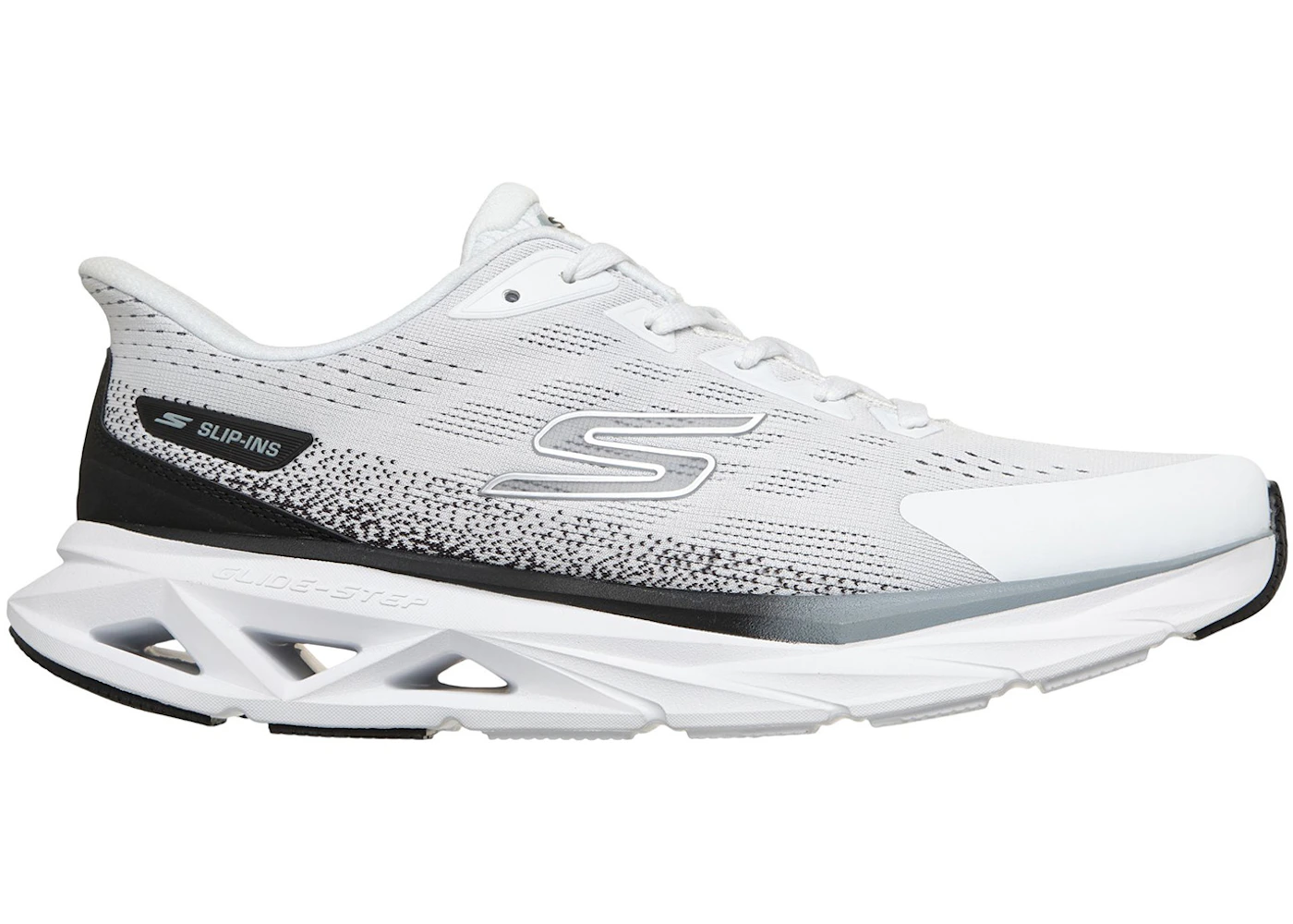 Skechers Slip-ins Glide-Step Vortex White Black