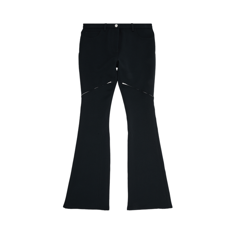 Courrèges Ellipse Zipped Twill Pants 'Black'