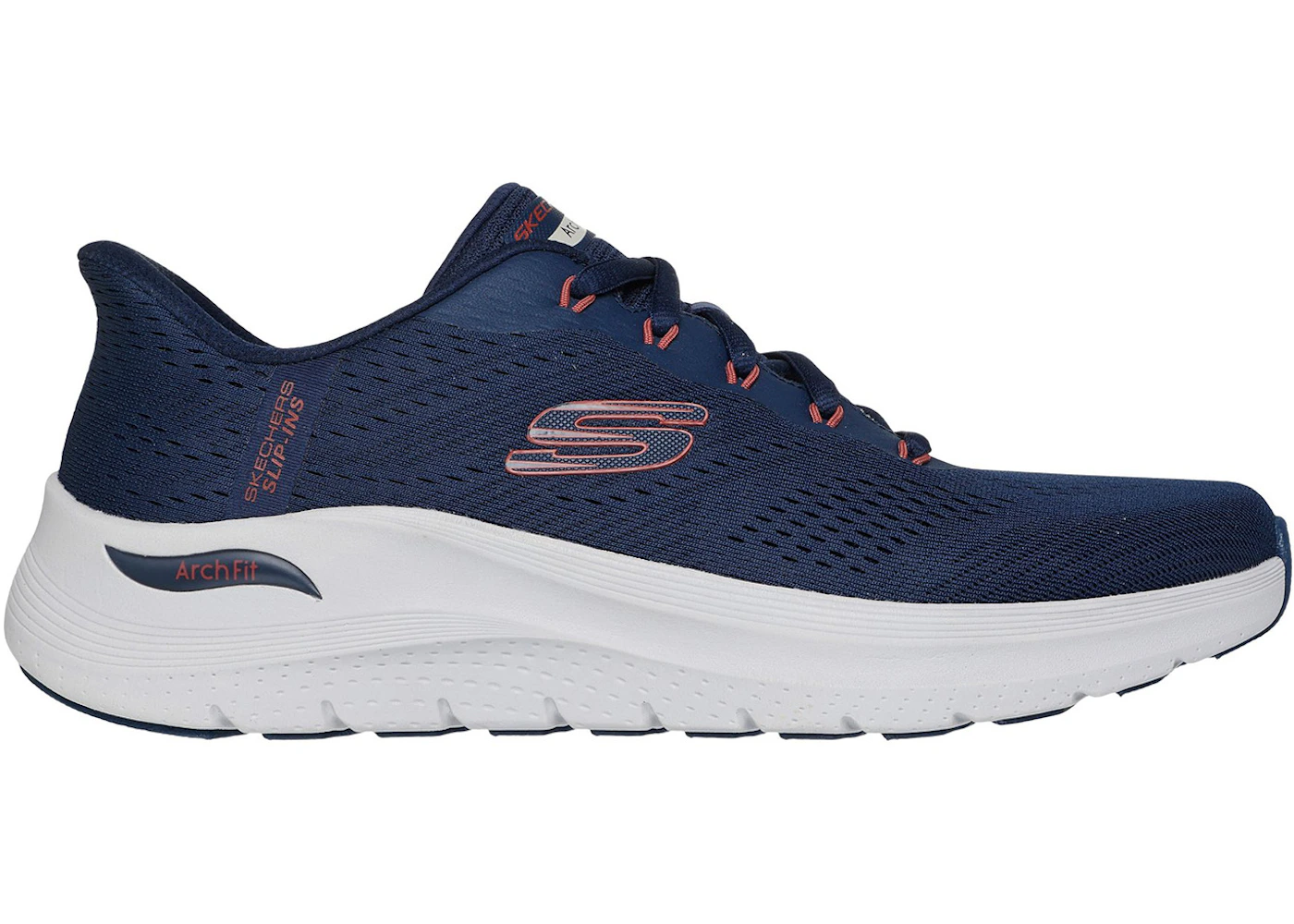 Skechers Slip-ins Arch Fit 2.0 Lestur Navy Red