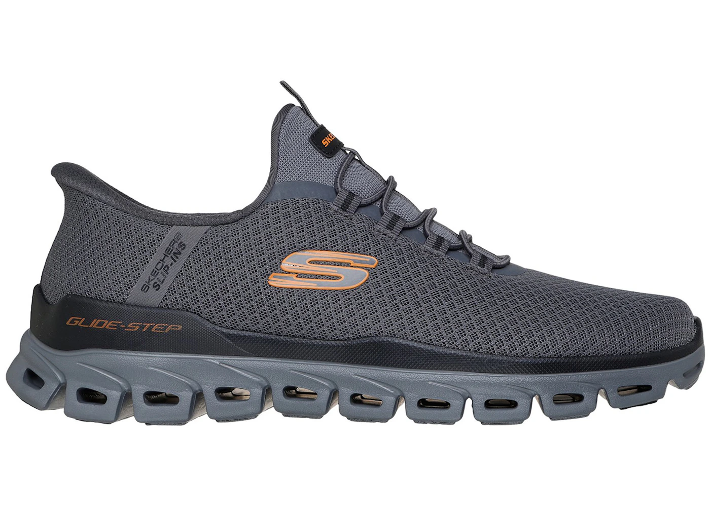 Skechers Slip-ins Glide-Step Noxus Charcoal Orange