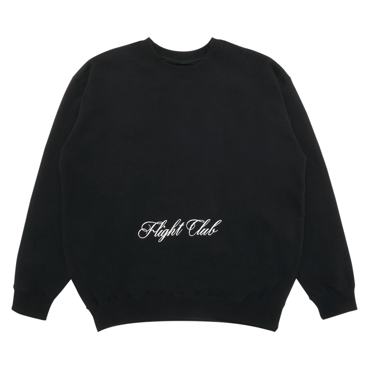 Flight Club Script Sweatshirt 'Black'