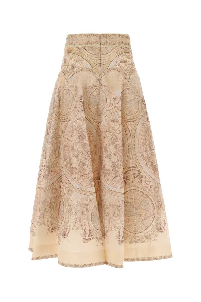 Zimmermann Ascent Panelled Midi Skirt