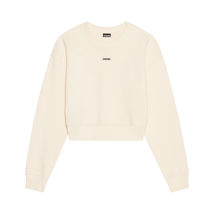 Jacquemus Le Sweatshirt Gros Grain 'Light Beige'