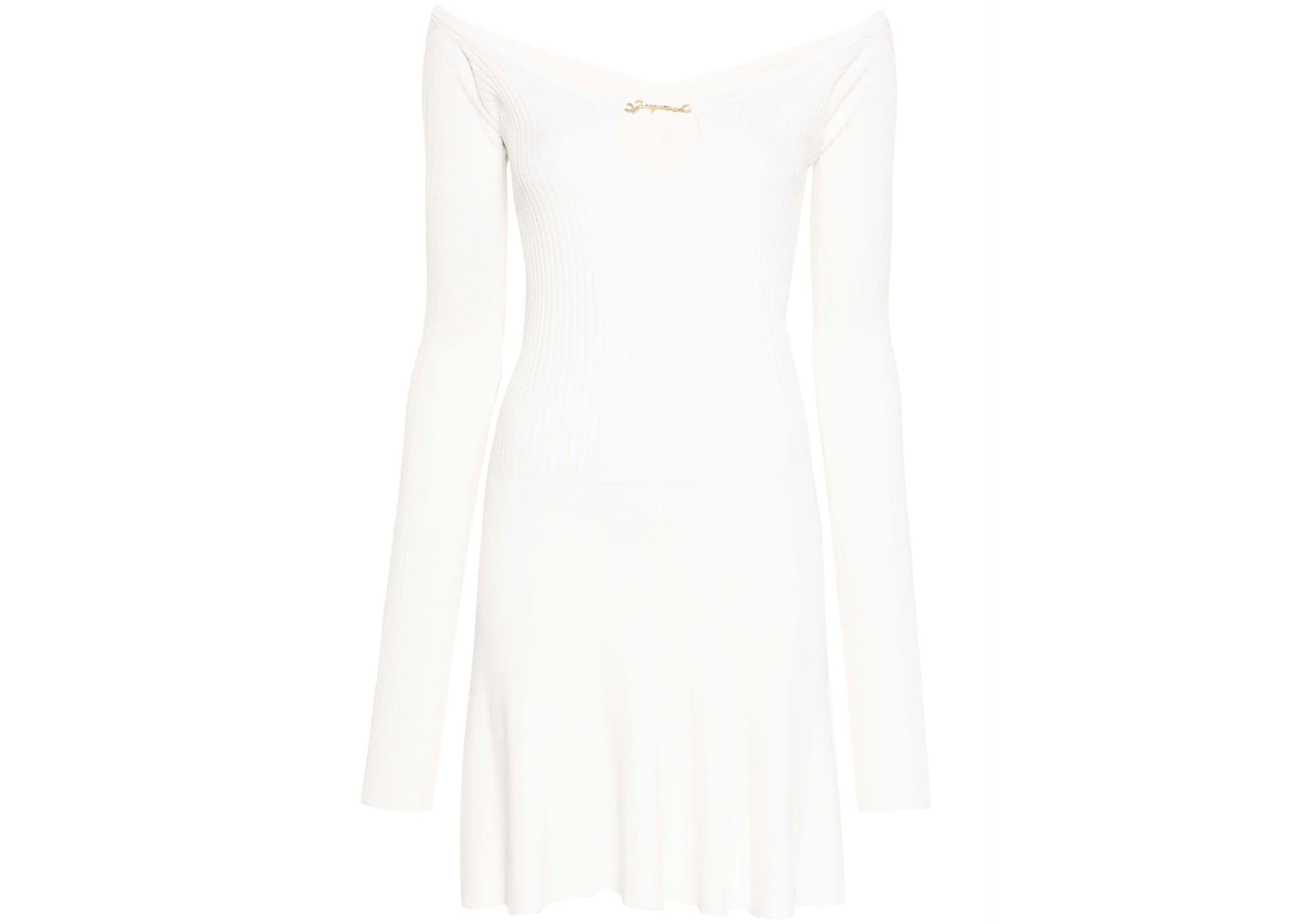 Jacquemus La Mini Robe Pralu Dress Off White