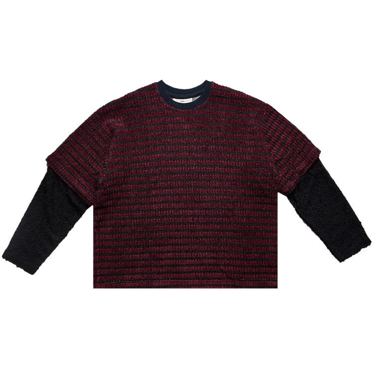 Song for the Mute Double Layered Sleeves Pullover 'Red'