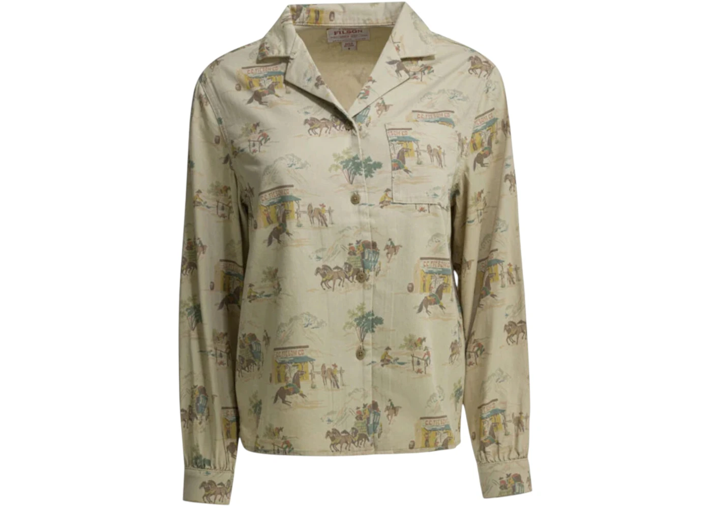 Filson Twill Camp Casual Shirt Green