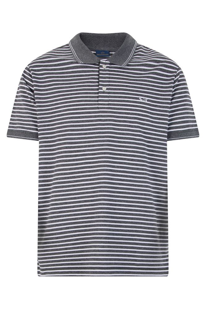 Paul & Shark Striped Short-Sleeve Polo Shirt