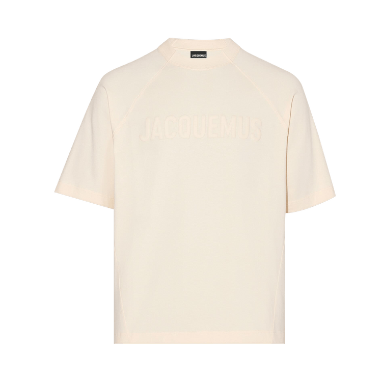 Jacquemus Le T-Shirt Typo 'Light Beige'