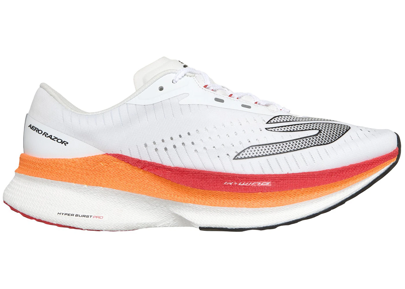 Skechers Aero Razor White Black Orange